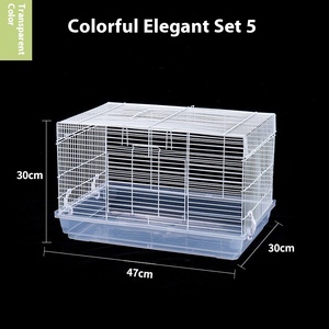 <span class=keywords><strong>Cage</strong></span> pour hamster en plastique transparent direct d'usine avec fermeture à bouton Villa de base et 47 fournitures 12 boîtes et 12 unités - Product Image 2