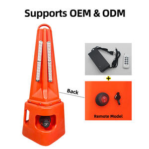 Cono de Tráfico LED Recargable 90-B con Control Remoto, Luz de Advertencia Audible y Baliza Intermitente, Compatible con OEM y ODM - Product Image 3