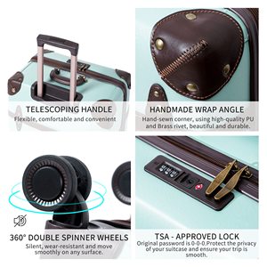 Juego de <span class=keywords><strong>Maletas</strong></span> de Viaje de Gran Capacidad con Ruedas, Diseño MGOB, Material PU, Maleta de Mano con Ruedas - Product Image 5