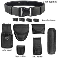 Ceinture Tactique Multifonctionnelle d'Extérieur avec Pochettes Moulées – Kit d'Équipement Modulaire Robuste pour Sécurité