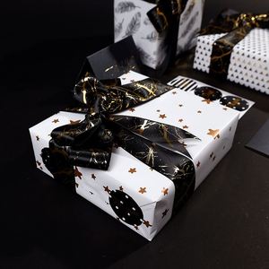 High Quality Disposable Coated Silicone Virgin 80g 43*300cm Birthday Hot Stamping Gift <b>Wrapping</b> <b>Paper</b> - Product Image 4