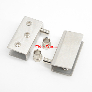 Clips en acier inoxydable porte en verre carrée guide pince - Product Image 3