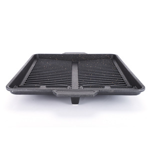 กระทะย่างไฟฟ้า 37x26x4 ซม. 1500 วัตต์ สแตนเลสสตีล แผ่นเคลือบกันติดแบบถอดได้ สำหรับทำบาร์บีคิวเกาหลีที่บ้าน - Product Image 3