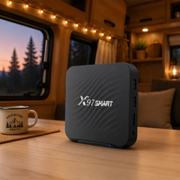 Harga Pabrik Kompetitif Amlogic S905Y4 TV Box Berkualitas Tinggi XS97 SMART Box WiFi Dual Band 4GB RAM Dekode Video 8K