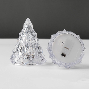 Lampes LED Bougies Lumineuses 2026 - Nouveauté Arbre de Noël LED en Cristal - Veilleuse Prisme Colorée pour <span class=keywords><strong>D</strong></span>écoration de Fêtes - <span class=keywords><strong>Prix</strong></span> Usine - Product Image 4
