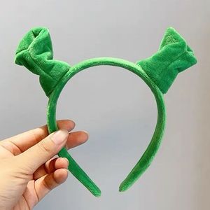 Suministros para fiestas Green <span class=keywords><strong>Shrek</strong></span> Hairpin Ears Diadema Head Circle Halloween Kids Adult <span class=keywords><strong>Show</strong></span> Hair Hoop Hairbands - Product Image 2