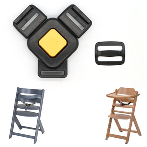 Hebilla de seguridad para bebé, cierre de tres puntos de 90x83x26mm para silla alta de cochecito de 0 a 12 meses - Product Image 2