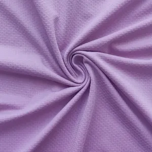 Breathable Polyester Spandex Blend Stretch Jersey Sport Fabric