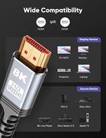 Oferta Especial: Lote Mixto de Cables HDMI 8K de Ultra Alta Velocidad 4K 120Hz para Cine en Casa, Juegos, PC, TV y Proyector
