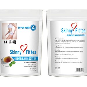 3G * 14teabags ชาเขียวสมุนไพรจีนออร์แกนิกลดน้ำหนักธรรมชาติ14วันผอมและพอดีกับชา - Product Image 1