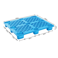 Palettes industrielles en PEHD robustes, empilables, 1210 Grid, 9 pattes, entrée 4 directions, pour vente de liquidation et stockage