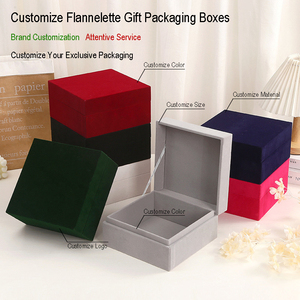 Cajas de Regalo Pequeñas de Colores Surtidos <span class=keywords><strong>al</strong></span> por Mayor para Joyería, Relojes, Regalos Navideños, Cajas de Regalo Personalizadas de Terciopelo para Pendientes y Collares - Product Image 2