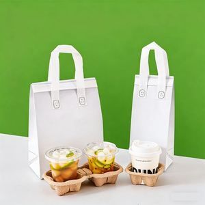 Bolsa Térmica Aislante de Tela No Tejida con Revestimiento de Papel de Aluminio, Reutilizable e Impermeable para Entrega de Comida, Uso en Restaurantes y en el Hogar - Product Image 1