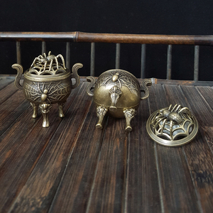 Brûleur d'encens en forme d'araignée personnalisé, porte-encens à design gratuit, artisanat en métal et cadeaux, accessoires d'aromathérapie pour la salle de yoga/thé/méditation - Product Image 3