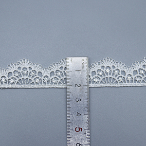 Hot bán tùy chỉnh ren cao cấp 100% polyester sequin nước hòa tan ren <span class=keywords><strong>TRIM</strong></span> cho quần áo - Product Image 4