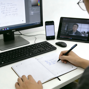 Stylo intelligent IA pour la rédaction, pointe remplaçable, attraction magnétique, best-seller haut de gamme, synchronisation en temps réel pour téléphones mobiles et tablettes - Product Image 4