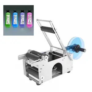 labelling machine for round bottles semi-automatic printer sticker machine printing label machine sticker