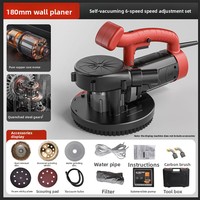 Ponceuse murale électrique 6800W sans poussière, ponceuse industrielle pour murs et sols, décapante 6 vitesses, machine à polir le ciment et la mastic