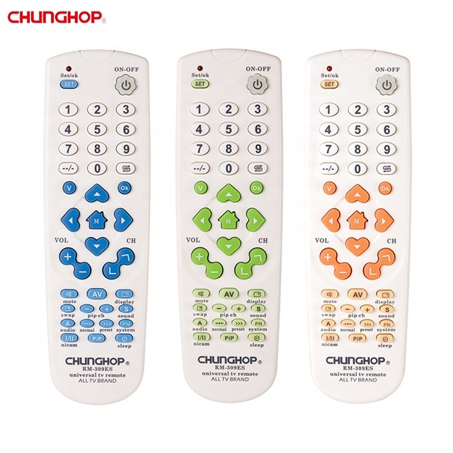 Chunghop RM-309ES Television Remote Premier Universal Remote Control for Tv