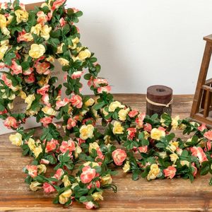 Flores Artificiales Coloridas, 45 Rosas en Guirnalda de Seda, para Decorar Bodas, Fiestas, Hogar y Jardín - Product Image 1