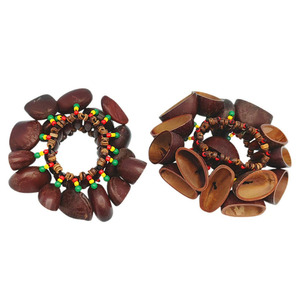 Bracelet et chevillère élastiques faits main en coquillages naturels, cadeau artisanal pour le yoga, la méditation et la décoration - Product Image 4