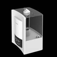 Humidificateur à ultrasons d'air 350 ml/h avec pulvérisateur de brouillard d'huile essentielle, réservoir Transparent, humidificateur à brouillard d'air frais de 5,5l