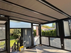 Kit de fenêtre de toit en verre avec cadre en aluminium pour véranda, extension de maison, patio, cabane - Product Image 4