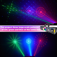 Lumière de fête disco 5 en 1, 96 motifs laser, boule magique LED Wash, stroboscope doré, éclairage de scène UV pour fête à domicile, DJ, CE ROHS