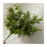 Plante Artificielle en Soie Verte à 25 Têtes, Parfumée à l'Huile, Couleur Vanille, Feuille de Vanille, pour Décoration Intérieure de Plafond d'Auditorium de Mariage, Gazon Artificiel