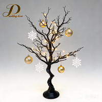 Décorations de table de mariage JINDA, arbre artificiel en résine Manzanita, or, noir, argent, blanc, décoration de mariage
