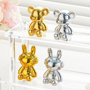 Accesorios de Osos Violentos, Figuras de Animales con Recubrimiento UV, Juego de Varias Piezas, Decoración Moderna para el Hogar, Decoración para Sala de Estar, Regalo de Cumpleaños - Product Image 3