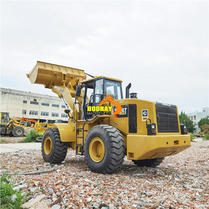 Chargeuse sur pneus d'occasion importée des États-Unis CAT 966H 950GC 966G 980G 988G 988H, chargeuse hydraulique 5T 4x4, tracteur agricole, engin de construction - Product Image 2