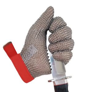 Gants en treillis métallique en acier inoxydable <span class=keywords><strong>de</strong></span> qualité alimentaire A9 Gants <span class=keywords><strong>de</strong></span> coupe <span class=keywords><strong>de</strong></span> couteau <span class=keywords><strong>de</strong></span> boucher <span class=keywords><strong>de</strong></span> <span class=keywords><strong>cuisine</strong></span> - Product Image 1