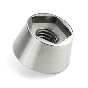 <span class=keywords><strong>CNC</strong></span>-Bearbeitungsservice mit Eloxieren Fräsen Drehen Edelstahl-Befestigungselement Diebstahlsichere Sicherheitsmutter für Fahrrad-Rad - Product Image 6