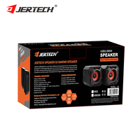Équipement audio JERTECH S2 / amplificateurs / haut-parleurs / haut-parleurs d'ordinateur alimentés par USB avec contrôle du volume pour ordinateur de bureau ou ordinateur portable