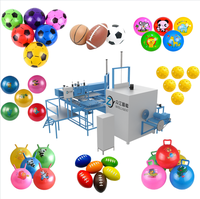 Machine automatique de fabrication de balles en PVC pour football, basketball, jouets de plage – Équipement de production par moulage rotatif