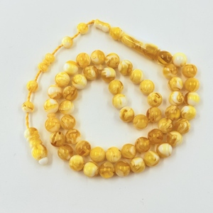 Pulsera de cuentas de oración musulmana, cuentas de 10 mm, 51 piezas, peregrinación islámica, Misbaha Taisbiha Syrup Kerbai Subha Rosario - Product Image 1