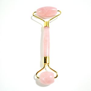 Rouleau de massage du visage anti-âge en quartz rose naturel pour le cou, minceur, beauté, bricolage, 100% - Product Image 2