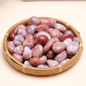 Cristales Curativos Naturales al por Mayor, Piedras Rodadas de <span class=keywords><strong>Cereza</strong></span> Rosa para Decoración con Cristales - Product Image 4