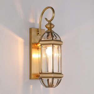 Moderne Luxus-Wandleuchten aus Messing und Kupfer mit Glas für Zuhause und Restaurants – LED-Beleuchtung für den Außenbereich und Wanddekoration - Product Image 3