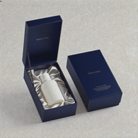 Boîte-cadeau en carton à tiroir rigide haut de gamme impression de logo personnalisé feuille d'or stratification mate gaufrage éponge boîte de parfum