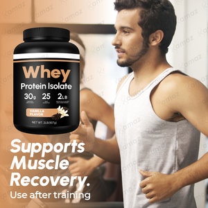 Proteína de Suero de Leche Natural Aislada en Polvo AMAZ OEM/ODM, 2LB (Incluye Aislado), Suministro de Fábrica Halal, Nutrición Deportiva para Adultos, Rápida - Product Image 4