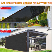 Hete Aanbieding 100% HDPE Zwarte Zware Kwaliteit Draagbare Opvouwbare Ecologische Aanpasbare Maat Zonwering Netten Landbouw Tuin