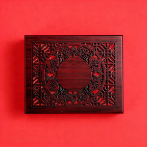 Scatola Regalo in <span class=keywords><strong>Legno</strong></span> Incisa Personalizzata per Certificati e Ricordi, Custodia Artigianale su Misura per Anniversari e Commemorazioni - Product Image 3