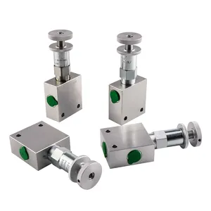 Factory OEM aluminum steel hydraulic manifold flow control valves hydraulic, hydraulic control manifold block cartridge valves