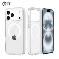 Faible MOQ pour coque d'iPhone 18 Pro Max, coque monobloc, testée anti-chute, design sportif, TPU+PC, magnétique, anti-jaunissement.