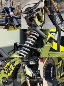 EN STOCK AVEC LIVRAISON IMMÉDIATE : Vélo tout-terrain Surron Light X 10kW à transmission intermédiaire, 35Ah, suspension intégrale, avec chargeur, modèle Surron Ultra Bee - Product Image 6