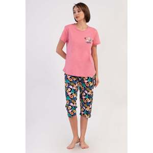 Combinaison de nuit ovale à manches courtes et col rond pour femme, taille XXL - Product Image 4