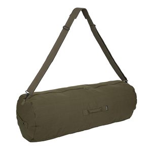 Large Capacity Handbag New Full Cotton Canvas <b>Travel</b> <b>Bag</b> with Shoulder <b>Storage</b> Material Holdall Barrel <b>Bag</b> - Product Image 1