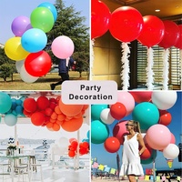 Vente en gros de ballons en latex de haute qualité de Chine, géants, ronds, de 36 pouces (90 cm), pour les fêtes d'anniversaire, les mariages, les Noël et autres occasions.
